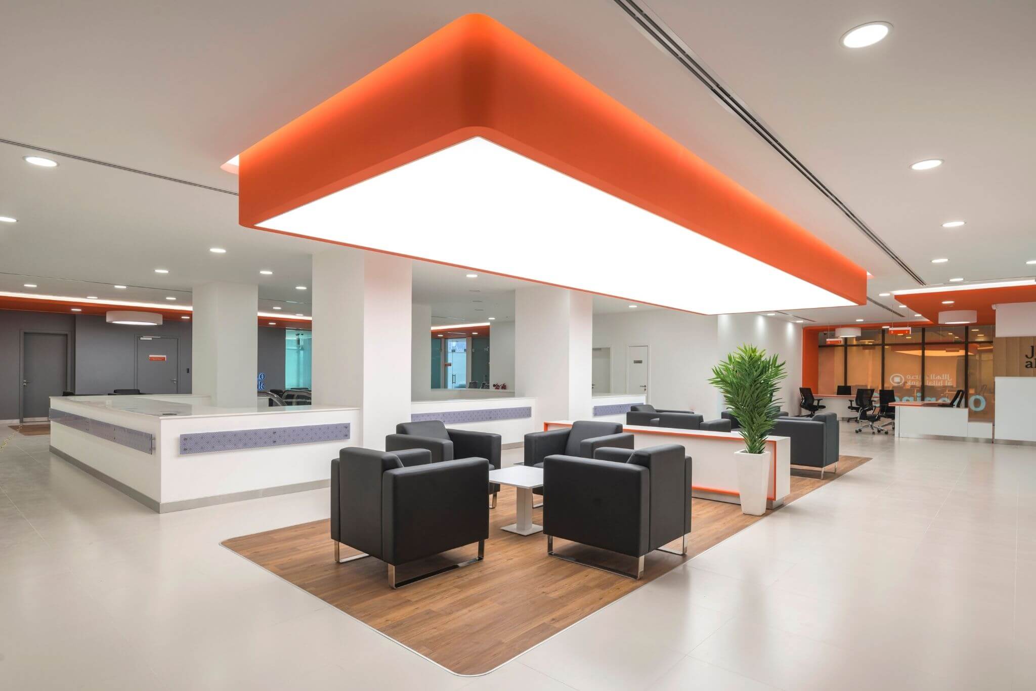 Al Hilal bank in Dubai design and fit out by Motif Interiors0
