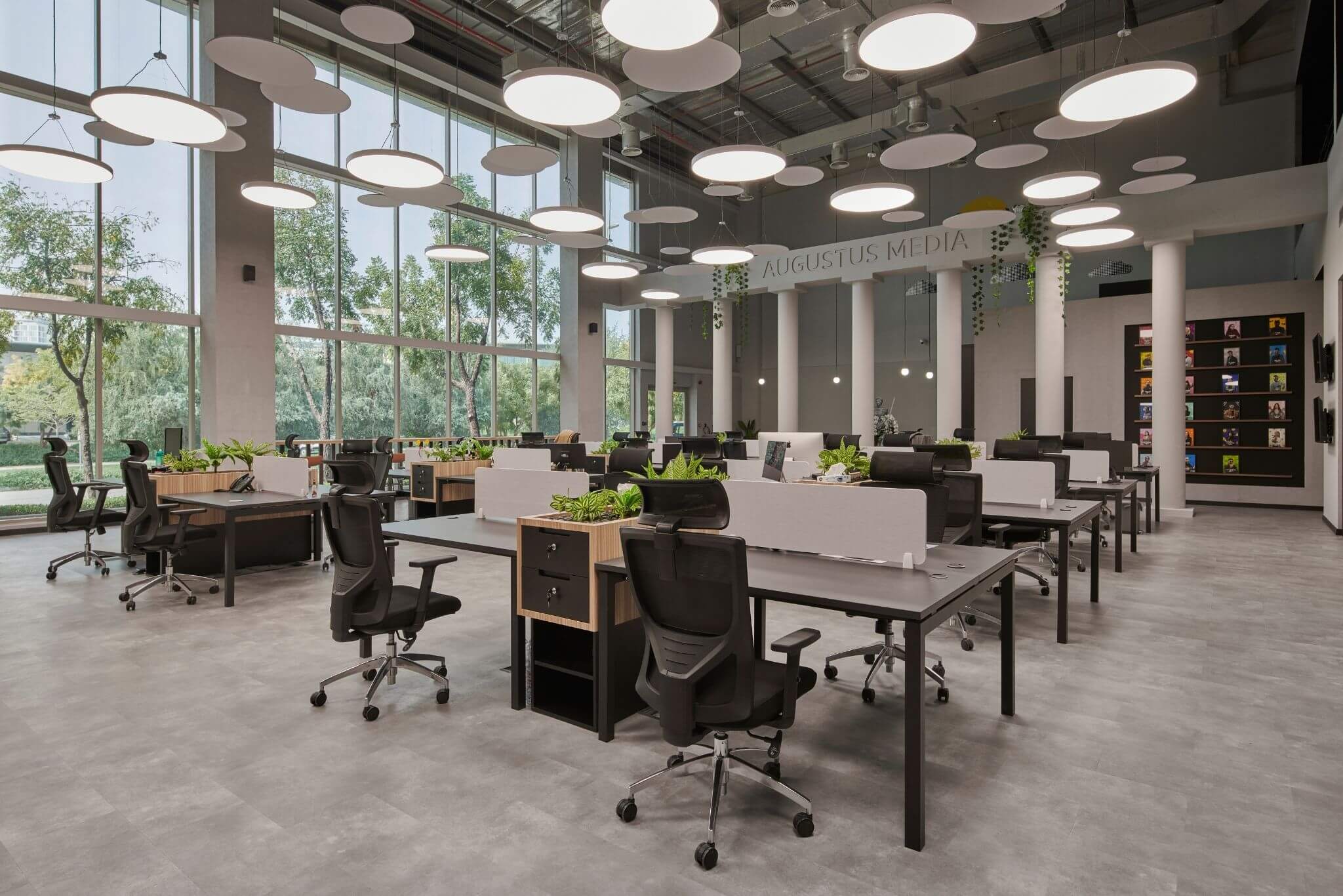 Augustus Media office by Motif Interiors top interior fit out companies in Dubai