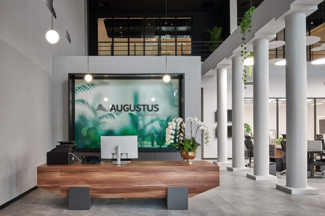 Augustus Media office design and fit out in Dubai by Motif Interiors