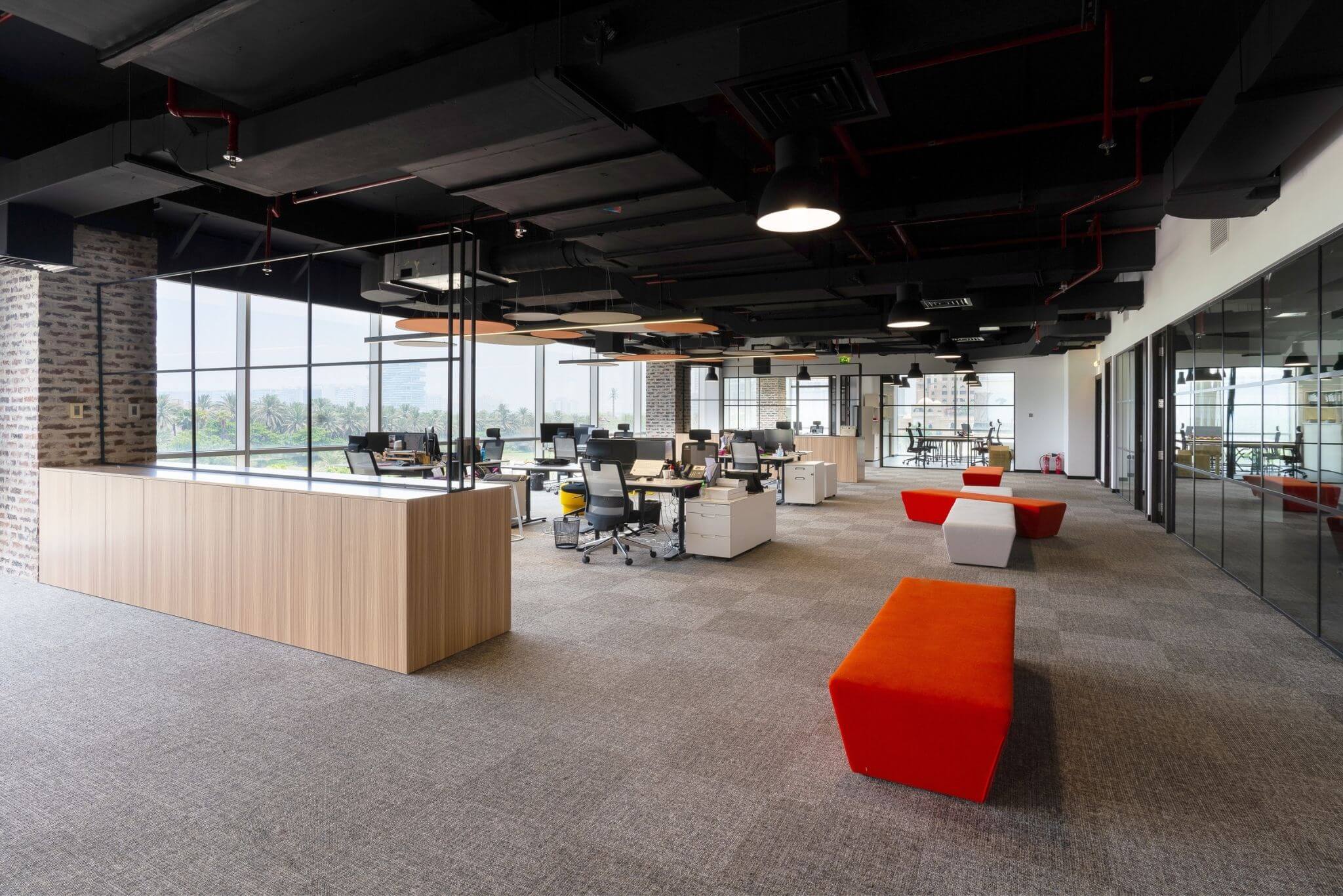 Innocean office in Dubai design and build by Motif Interiors0