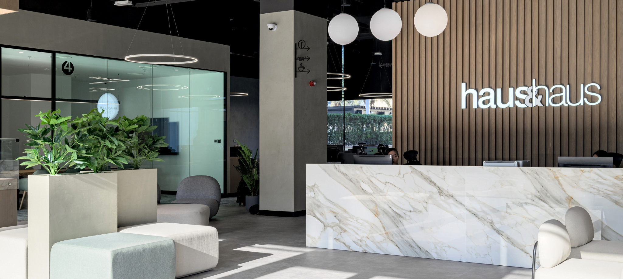 Office Reception Interior Design in UAE
