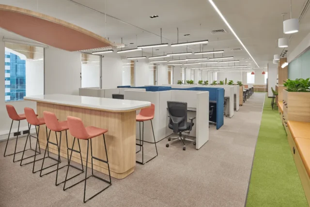 SRT Work Hub Project by Motif Interiors . Best Office Fitout Company in Dubai